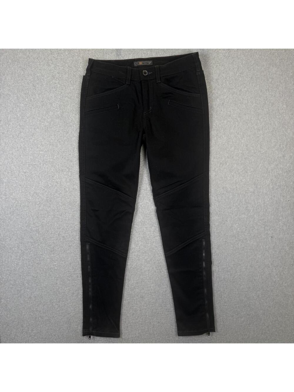 5.11 Tactical Women's Size 4 Regular Pull On Side Zipper Pants Ankle Length